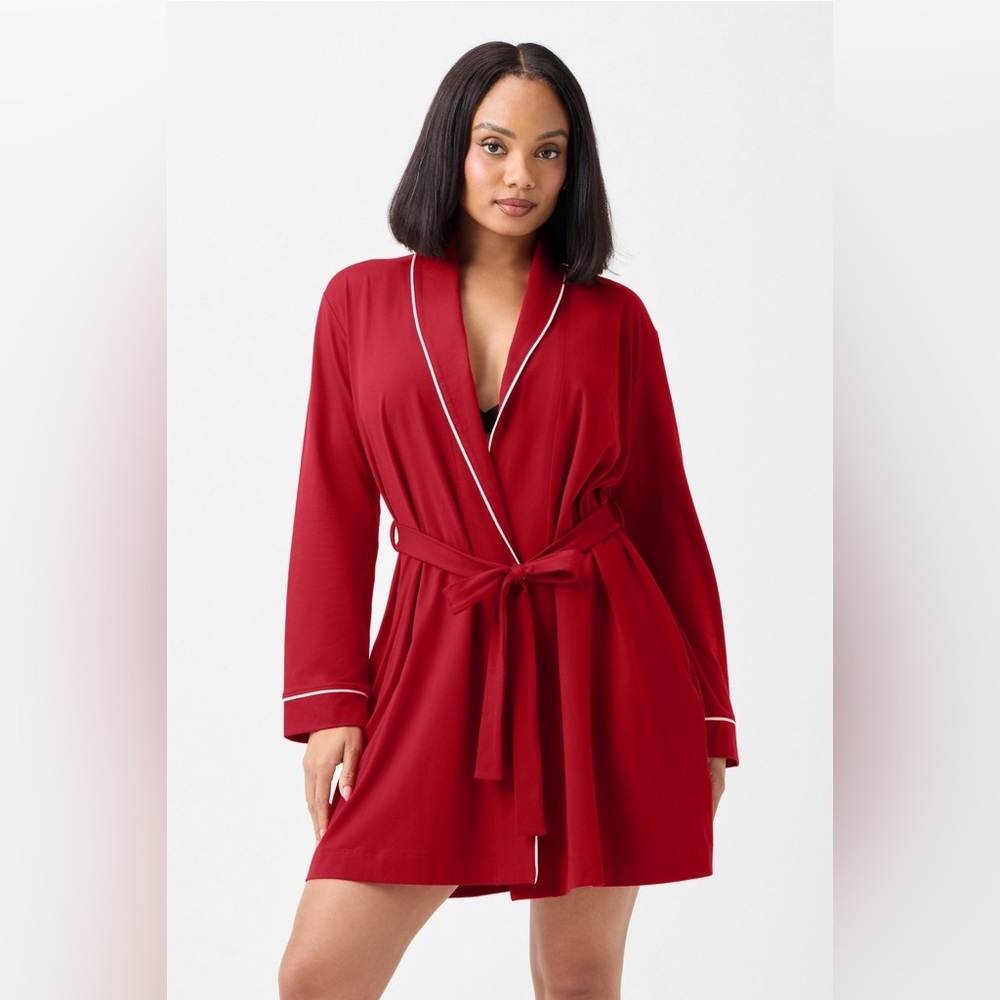 Elegant Red Women's Robe